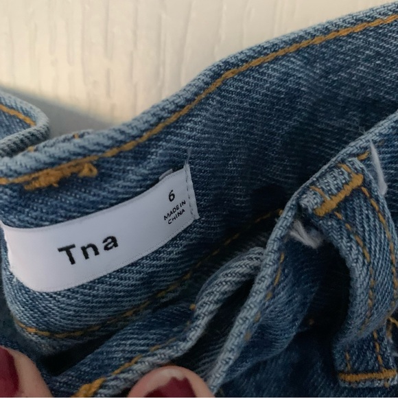 TNA Women’s Denim Mini Skirt - Picture 3 of 4